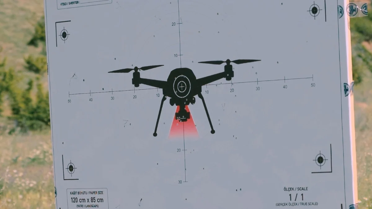 MKE anti-dron mühimmatı atış testi