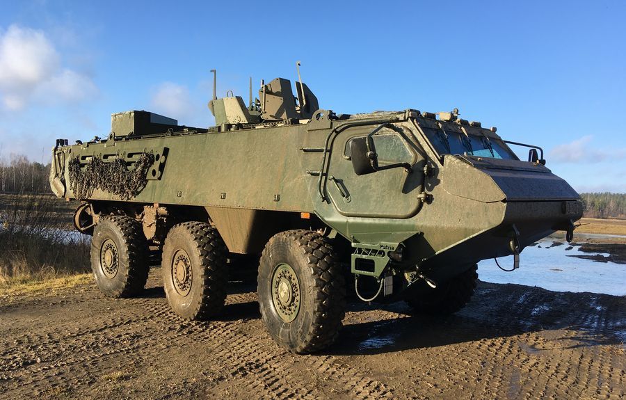 Patria 6x6 zırhlı modüler araç arazi testinde