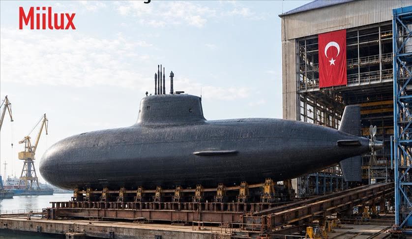 MİLDEN milli denizaltı için üretilen HY-100 sınıfı özel çelik test bloğu
