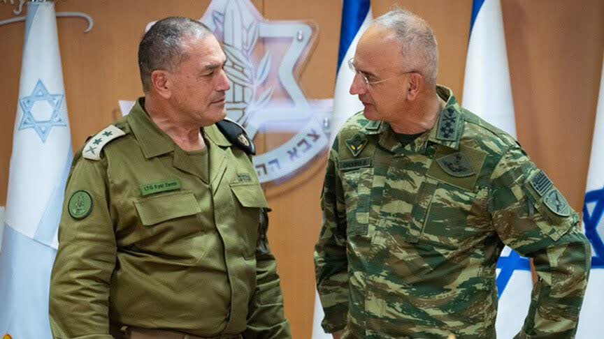 Yunanistan Genelkurmay Başkanı İsrail'de İDF komutanıyla görüşmede