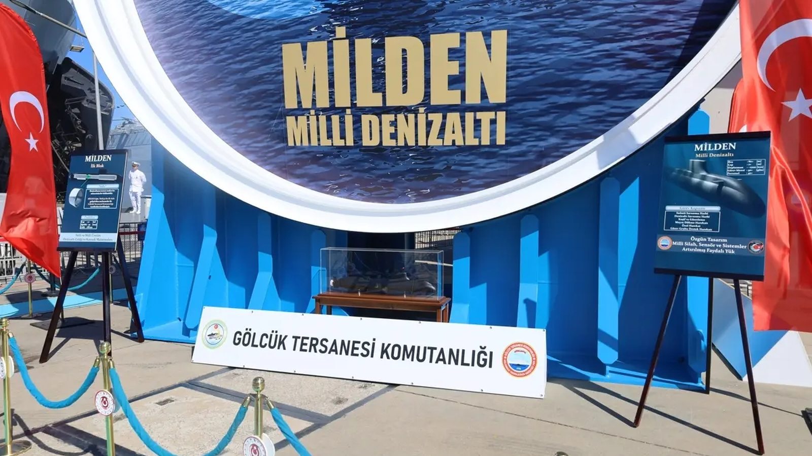 MİLDEN Milli Denizaltı Gölcük Tersanesi Komutanlığı stant sergileme