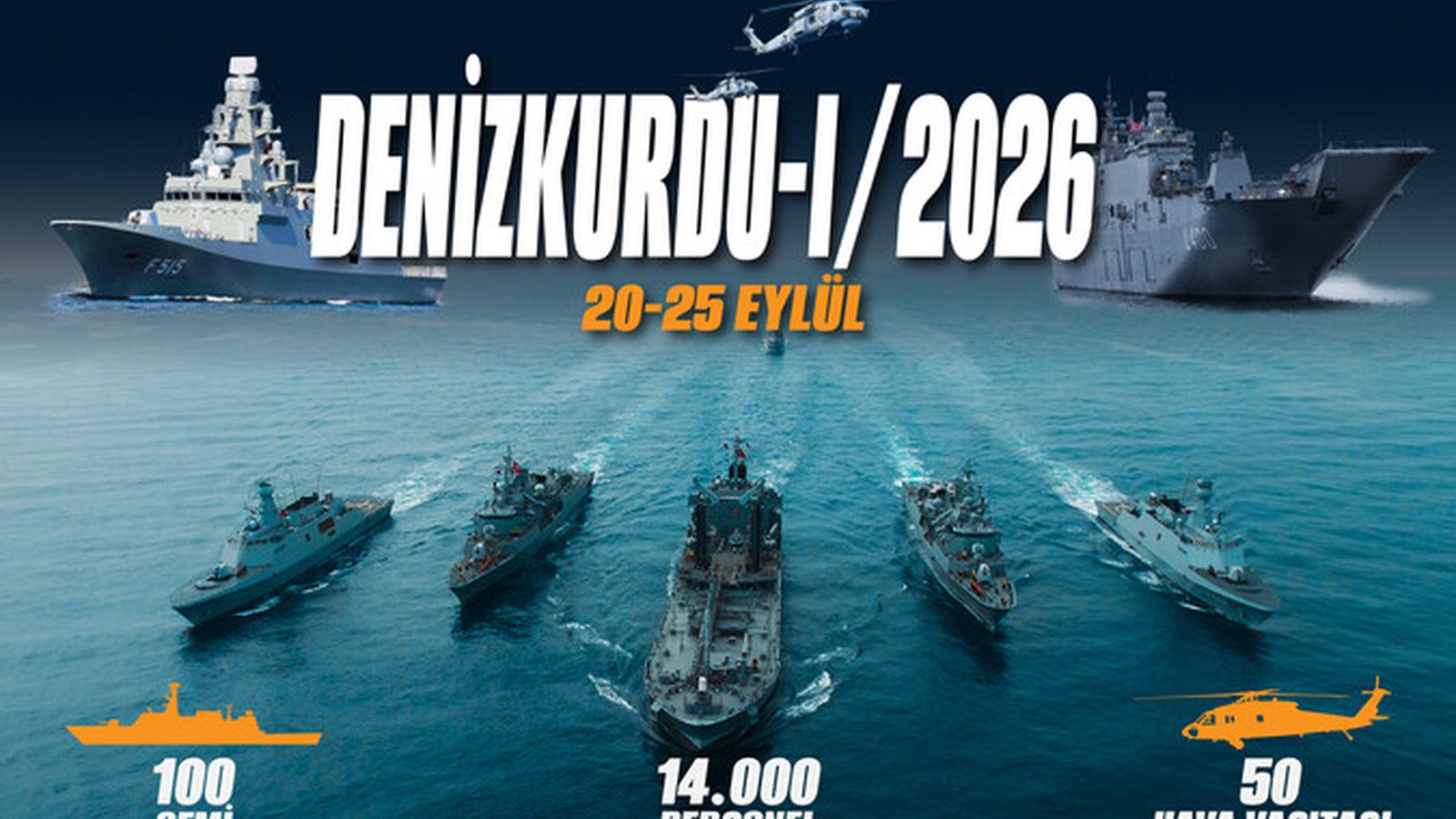 Denizkurdu-I/2026 tatbikatı tanıtım görseli